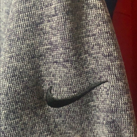 NIKE purple scoop neck hoodie - Picture 3 of 4